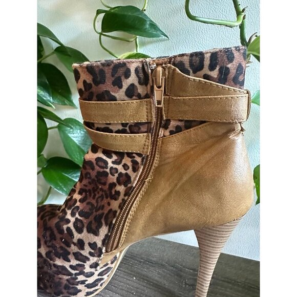 UNsensored Leopard Platform Stiletto Booties – Size 8.5 - Picture 9 of 12